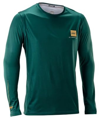 Leatt Gravity 2.0 MTB Jersey V26 - Lightweight, Breathable Downhill & Enduro Mountain Bike Jersey for Men Spruce Green