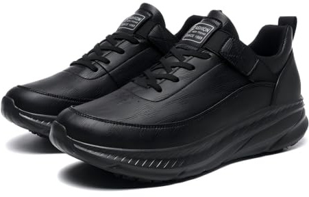 Moudn Zapatos Cocina Hombre para Mujer Zapatos de Trabajo Antideslizantes Zapatos de Chef Impermeables Profesionales para Hombre Cómodos Acolchados, Deportivo, Antideslizantes Sin Puntera de Acero