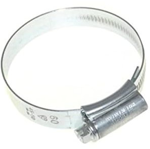 Invero® Universal Stainless Steel Hose Pipe Clip Clamp Band Fastener 40mm x 60mm