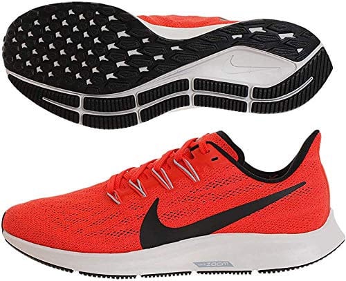 Nike Air Zoom Pegasus 36, Zapatillas de Atletismo Mujer, Multicolor (Bright Crimson/Black/Vast Grey 600), 42 EU