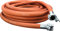 Milton Industries 1638 Industrial Jackhammer 50’ Rubber Air Hose with ¾” Universal Coupler – Made in USA, Red
