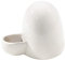 POPETPOP Pet Water Feeder Igel Trinkbrunnen Wasserspender Home Dicke Keramik für Kleintiere (Weiß)