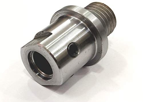 Drehmaschinen-Spindel-Adapter passend für Shopsmith Mark V 5/8 Zoll Spindel auf 1 Zoll x 8 TPI Gewindefutter