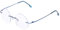 Randlose runde Lesebrille Titan Lightweight Readers Brille Männer Frauen +1.25