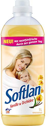6er Vorratspack Softlan Weichspüler 1 Liter Vanille & Orchidee (6 * 1000ml)