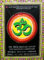 Crafts of India Om/Aum Baumwoll-Batik-Wandbehang, Gemälde, Yoga, Größe: 109,2 x 76,2 cm