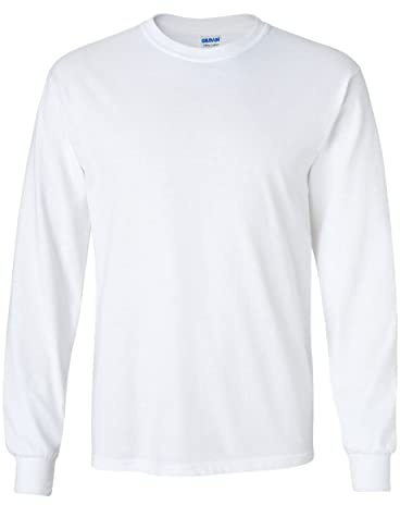 Gildan Herren Ultra Cotton Adult Long Sleeve T-Shirt 2-Pack - - XX-Large