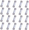 HUAREW F6.3AL250V 20 piezas fusible de vidrio de acción rápida 5x20 mm 6.3A 250 V 0,2 x 0,78 pulgadas fusible de retardo de tiempo (paquete de 20 piezas)
