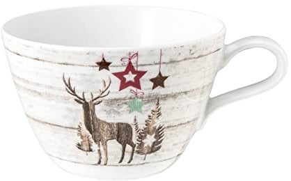Milchkaffeetasse 0,37 l - Seltmann Weiden Life Christmas - Lieferumfang: 1 Stück (Wählen Sie Ihre Wunschmenge)