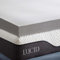 LUCID Memory Foam Matratzen Topper 180x200cm mit Bambuskohle, 10 cm dicke Matratzenauflage 180 x 200 cm