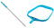 Intex 29055 Asta Telescopica in Alluminio, Lunghezza 279 Cm & 29050 Retina Raccogli Foglie, Blu, 41.59 X 29.53 X 2.54 Cm