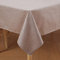 Homaxy Leinenoptik Tischdecke Abwaschbar Lotuseffekt Eckig 140 x 300 cm Tischtuch Leinendecke Wasserabweisend Tafeldecke Tischwäsche Fleckschutz, Leinen
