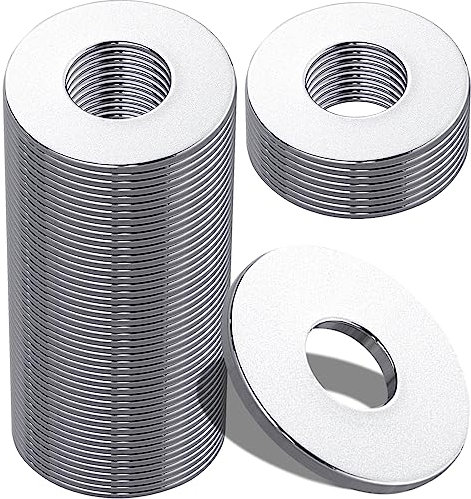 Rondelles Metal M8 Rondelle Inox M8 x 20mm 60 Pièces Rondelle Plate Rondelle en 304 Acier Inoxydable pour L'étanchéité des Vis et écrous