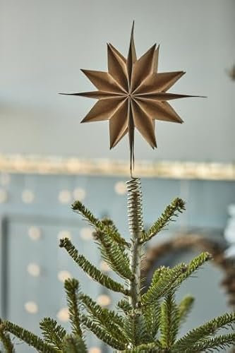 IB Laursen Tannenbaumspitze, Papier Christbaumstern, Natur