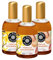 Les Petits Plaisirs - Lot de 3 - Eau de toilette Vanille Gourmande, Eau de toilette femme, Chaleureuse et envoutante. Coffret cadeau, Made in France, flacon 110ml