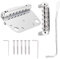 Gitarren-Tremolo-Brücken-Saitenhalter-Set, E-Gitarren-Tremolo-Vibrato-Saitenhalter-Brücken-Set für Mustang-Gitarre, Reparatur von Ersatzteilen