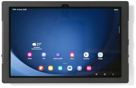 Tabdoq Support Mural Compatible avec Tablette Samsung Galaxy Tab A9 Plus (2023) 11 Pouce, Noir