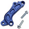 Motorrad Polierte Bremsrotoren Für KTM XC XCF XCW SX SXF EXC EXCF TPI Sechs-tage 1994-2023 320mm Disc Bremssattel Montieren Adapter Vorne Hinten Spalte Klammern Brems Satz Ersatz Zubehör(Blau)