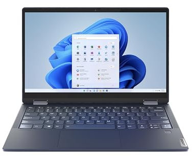 Lenovo Ideapad Yoga 6 13ALC7 13 Computer Notebook, AMD Ryzen 5 5500U, 8GB RAM, 512GB M2 SSD, WUXGA, Touchscreen, Windows 11 Home, Blau, Tastatur QWERTZ Deutsch