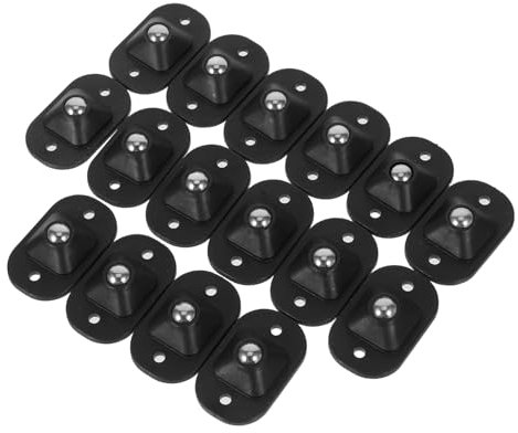 DINHEAROM 16stücke Selbstklebende Universalräder Für Möbel Küchengeräte Hochleistungs Abs Und Edelstahl Ohne Bohren Mühelose Bewegung Richtungen