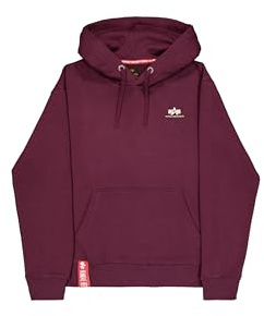 Alpha Industries Herren Basic Hoodie Small Logo Kapuzenpullover (1er Pack)