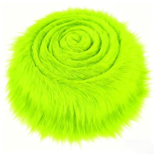1PC Grüner Kunstfellstoff 5 cmx150 cm, flauschige vorgeschnittene Streifen, Kunstfell für Spielzeug, Gnom-Bart, Weihnachtsmann-Kostüme, DIY-Basteln, Dekoration für St. Patrick's Day und Weihnachten