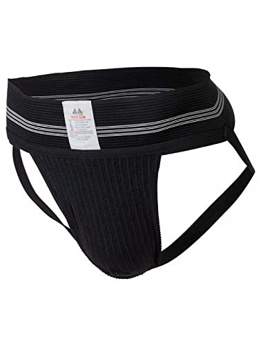 MM Adult Supporter Bike´s Original No. 10 Vintage Jock 3 Inch - Fb. schwarz - Gr. M -Doppelpack