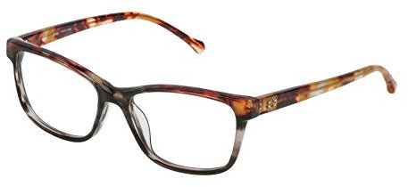 Loewe Unisex-Erwachsene VLWA20M5406K3 Brillengestelle, Mehrfarbig (Shiny Grey Havana), 55