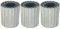 Selections Pack of 3 Galvanised Steel Lawn Edging Rolls (16.5cm x 5m)