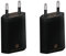 Wicked Chili 2X Pro Series Netzteil USB Adapter kompatibel mit Apple iPhone, Samsung Galaxy/Handy Ladegerät, Smartphone Netzstecker (1A, 5V) schwarz