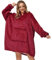 Oversized Hoodie Sweatshirt Blanket, TV Super Soft Warm Comfortable Blanket Hoodie, Soft Cozy Warm Comfortable Novelty Hoodies, One Size Fits All, TV-Blanket for Men Women Teenagers Kids