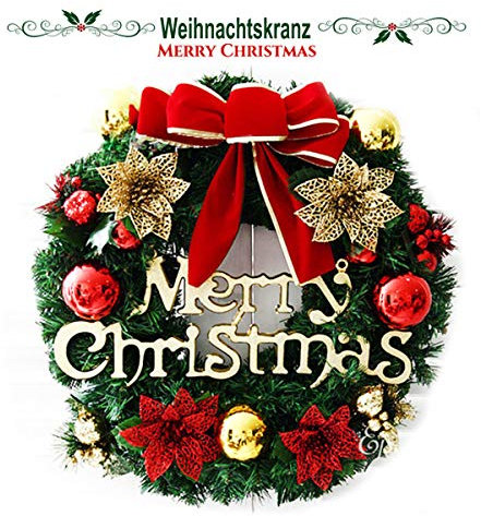 TheStriven Ghirlande natalizie per porta d'ingresso da 30cm Ghirlanda Natalizia Decorativa Ghirlanda di Natale per la Porta Ghirlanda di Decorazioni per la Casa Ghirlanda per Natale Decorazioni