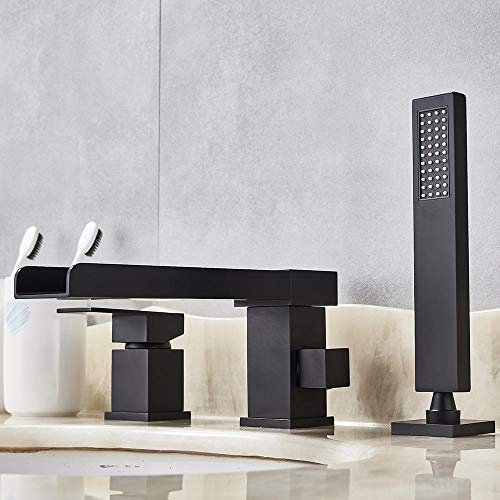 Wieoc Waschbecken Wasserhaarige Messing Badezimmer Wasserhahn Schiff Waschbecken Mixer Waschtisch Tap Schwenkleiste Terrasse montiert Waschbecken Wasserhahn Warmes und kaltes Wasser
