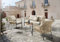 Destiny Sofa Set Genua 1xSofa, 2xSessel, 2xTisch Ø60x40cm & Ø40x50cm, beige