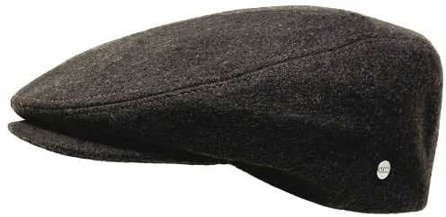 WEROR Flatcap Herren – Schirmmütze Schiebermütze Kappe mit Schirm – Mütze mit Steppfutter - Flat Cap Herbst/Winter – WEROR-394.1 (DE/NL/SE/PL, Numerisch, 58, Braun)
