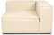 Home Deluxe - Ecksofa Rechts Verona - Beige, ca. 120 x 70 x 120 cm, Sitzhöhe: 46 cm, Sitztiefe: 80 cm I Modulares Sofa Modulsofa Ecksofa Wohnlandschaft