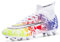 VTASQ Zapatos de fútbol para niños Botas de Fútbol Aire Libre Zapatos de Fútbol Profesionales Atletismo Zapatos de Entrenamiento Zapatos de Deporte 2023White-44EU