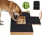 Dog Nail Paw Scratch Pad Scratching Board for Dogs with Integrated Treat Box Square Dog Nail Scratch File Board for Pet Nail Care Sanding Dog Paws Trimmer Toy for Sensitive Dogs (1)