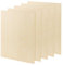 KEILEOHO 5 PCS A3 Bassood Sheets, 420 x 300 x 3mm Rectangle Wooden Boards, 3mm Thin Unfinished Plywood Board for DIY Models