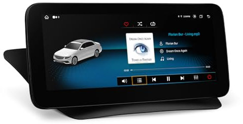XTRONS 10,25'' Android 14 Autoradio Octa Core 8GB 128GB Integriertes 4G LTE Car Play Android Auto DSP WiFi Bluetooth GPS optional DAB OBD2 DVR für Mercedes Benz E-Klasse W207 A207 NTG 5.0 Linkslenker