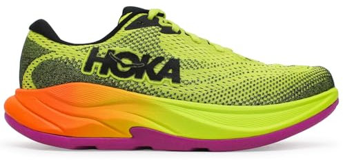 Hoka Womens Rincon 4 Textile Hoka Citrus Black Trainers 5 UK