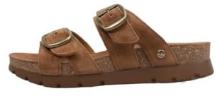 Panama Jack Damen Shirley Flat Sandal, Cuero B15, 37 EU