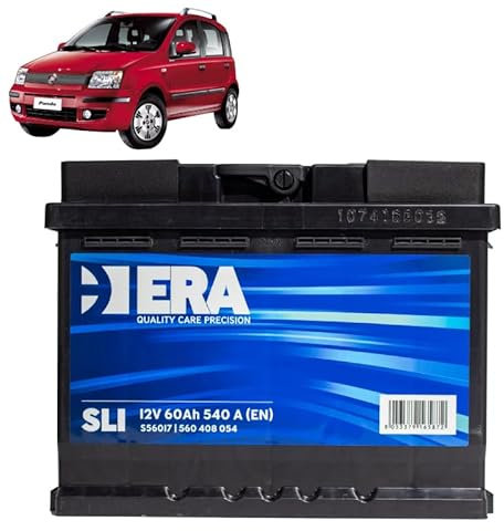 Generico Batteria 60Ah per Fiat Panda 169 1.2 benzina 2004+
