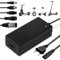 Cargador para Scooter, 42V 2A Cargador de Batería, Cargador Patinete Electrico con 5 Adaptadores para Xiaomi M365 Pro/Ninebot, Adaptador de Cargador para Scooter Eléctrico y Equilibrio Hoverboard