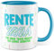 Tasse Rente Geschenk Rente 2025 - für diese Tasse musste ich lange arbeiten, Kaffeetasse Ruhestand Rentner Abschied, Geschenkidee Kollege Kollegin Renteneintritt Kaffee-Becher