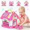 Toys for 1 2 Year Old Girls: Montessori Educational Toys for 1 Year Old, 6 in 1 Multi-Functional Activity House Baby Toy with Music/Sound/Clock/Telephone, Birthday Gifts for 1 2 Year Old Girls Kids