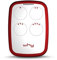 Télécommande universelle WHY EVO NOA à 4 boutons - Programmable code fixe ou code tournant - Fréquences 433 ou 868 mhz - Pour portails et porte de garage (Rouge Grenade)
