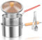 2 in 1 Oil Strainer Frying Pot, 304 Stainless Steel Deep Fryer Pot Oil Filter Pot with Basket Lid, Bacon Grease Container Multifunctional Oil Saver for Storing Frying Oil Cooking Grease (Set 3)