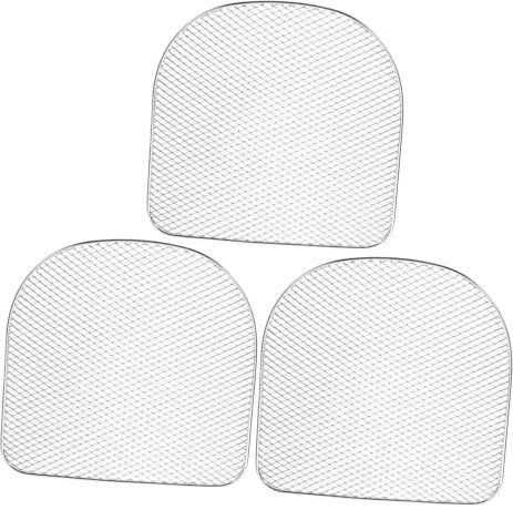 Hoement 3pcs Air Fryer Grill Rack Stainless Steel Mesh for Tower Air Fryer Rack Home Dehydration Flow