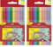 Faber-Castell 155312 - Grip Fasermaler Neon & Pastell, 10er Etui (Packung mit 2)